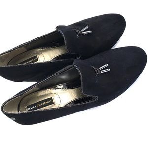 Dana Buchman Black Wedges Sz:8